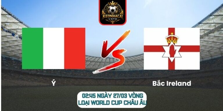 Ý vs Bắc Ireland